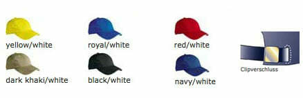 MB6200-Sandwich Cap in 6 Farben lieferbar MB 6200 Cotton Sandwich Cap - Ansicht lieferbarer Farben