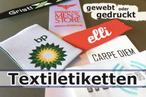Full Service: Textiletiketten & Wäscheetiketten