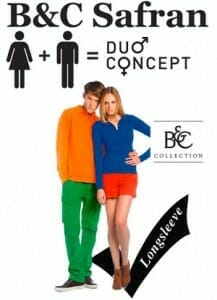 B&C Safran Polo-Longsleeve DUO CONCEPT