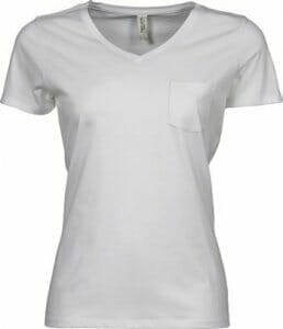 Tee Jays 5003 Damen V-Neck T-Shirt mit Brusttasche