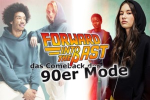 90er Mode ist zurück: Oversized Fashion für Marken, Events & Merch