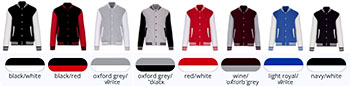 K497 College-Jacke - lieferbare Farben